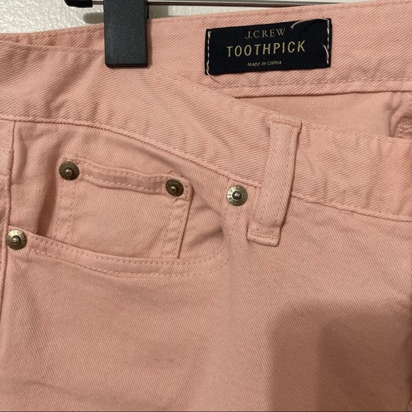 J.CREW Pink Ankle Jeans size 30 - Picture 2 of 6